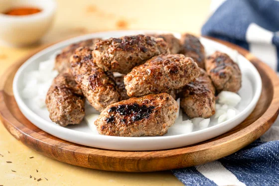 Sarajevo Beef Ćevapčići — Serving suggestion