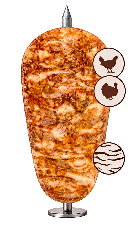 Döner di pollo e tacchino